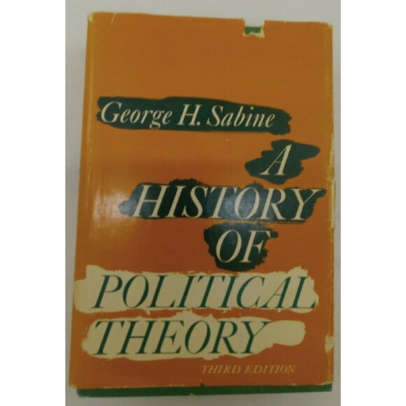 A History of Political Theory Sabine Hardcover Dust Jacket Academic Classic - Picture 1 of 10